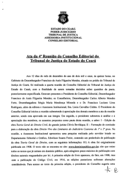 ESTADO DO cEAR&Aacute; PODER JUDICI&Aacute;RIO TRIBUNAL DE