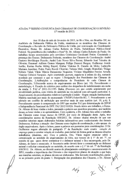 ATA DA r* sEssÃo coNJUNTA DAs cAMARAs DE cooRDENAÇAo E