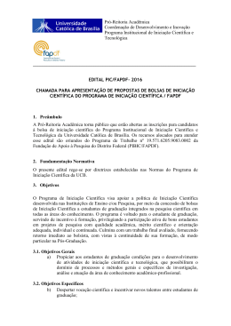 edital - Universidade Cat&oacute;lica de Bras&iacute;lia