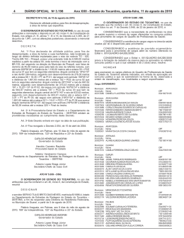 diario oficial n&ordm; 3.198 de 11 de agosto de 2010