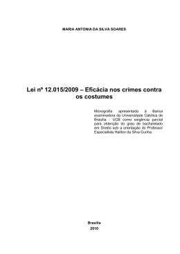 Maria Antonia da Silva Soares - Universidade Cat&oacute;lica de Bras&iacute;lia