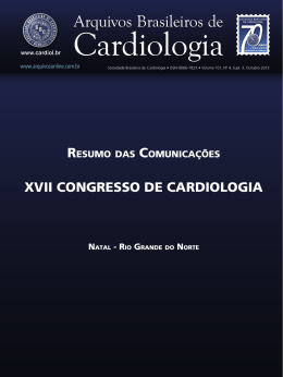 XVii ConGResso de CaRdioLoGia