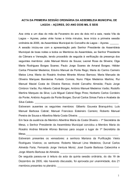 Acta n&ordm; 1/2006