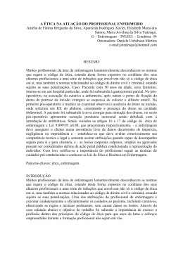 EAIC A &Eacute;TICA NA ATUA&Ccedil;&Atilde;O