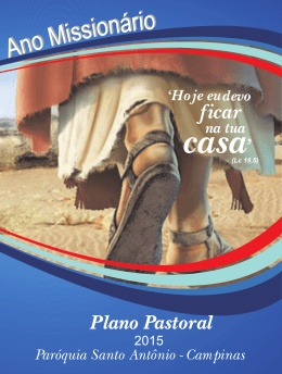 PP 2015 + capa - Par&oacute;quia Santo Ant&ocirc;nio