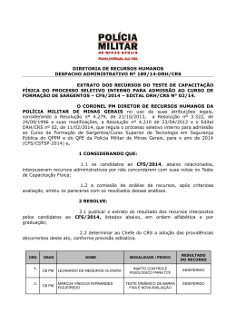 30/10/2014 - despacho administrativo 189/14-drh/crs
