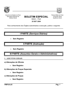 BE 02 - De 25 SET 2004 - Proxy da Polícia Militar do Pará!