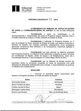 03/2010 - Tribunal de Justiça do Estado de Goiás