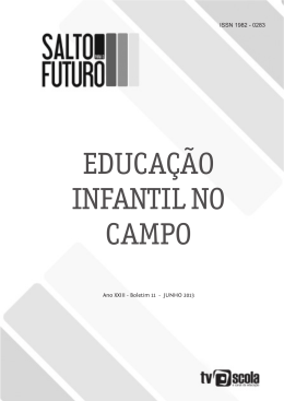 EDUCA&Ccedil;&Atilde;O INFANTIL NO CAMPO - Base Integradora da TV Escola
