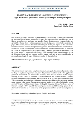 ARTIGO 5 - PLAYING AND LEARNING