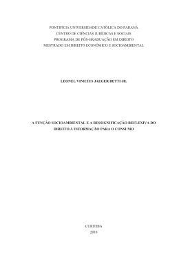 pontif&iacute;cia universidade cat&oacute;lica do paran&aacute; centro de ci&ecirc;ncias