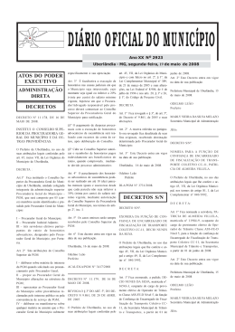 Edi&ccedil;&atilde;o 2923 - Portal da Prefeitura de Uberl&acirc;ndia