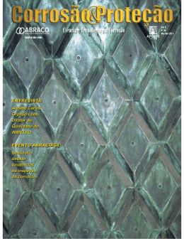 Corros&atilde;o & Prote&ccedil;&atilde;o