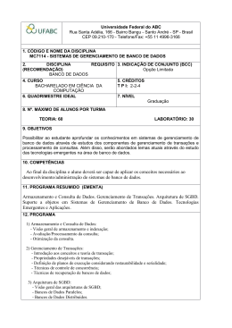 Ao final da disciplina o aluno dever&aacute; ser capaz de aplicar os