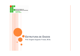 ESTRUTURA DE DADOS
