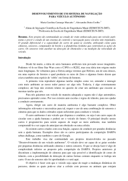 Desenvolvimento de um Sistema de Navega&ccedil;&atilde;o para Ve&iacute;culo