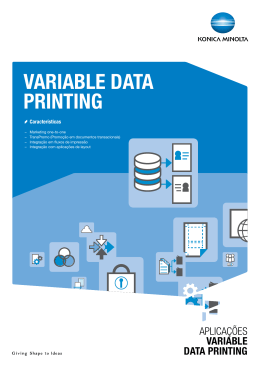Brochura Variable Data Printing