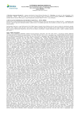 Edital de Resultado Final