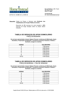 Veja aqui a tabela de servi&ccedil;os e pre&ccedil;os em pdf