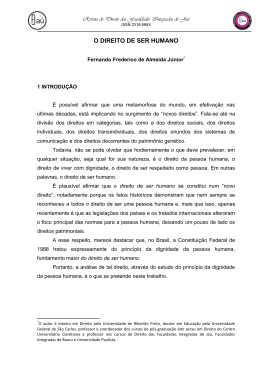 2 O Direito de Ser Humano
