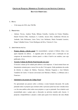 Ata - Grupo de Pesquisa Modernas Tend&ecirc;ncias do Sistema Criminal