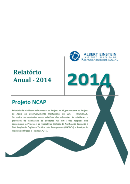 Relatório Anual - 2014 - Hospital Israelita Albert Einstein