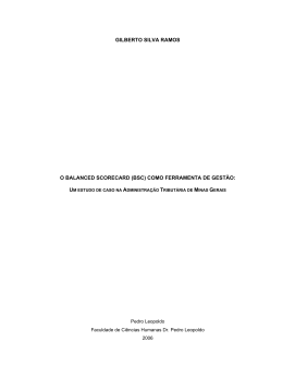 gilberto silva ramos o balanced scorecard (bsc) como ferramenta de