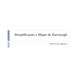 Aula 5 - Simplificação e Mapa de Karnaugh