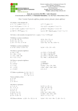 AGRO - Lista de exercícios EA 02