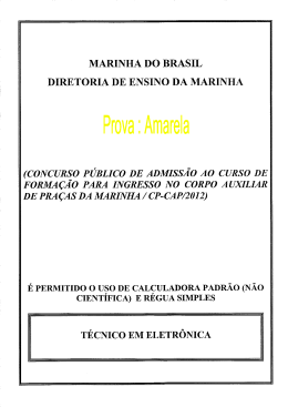 Prova : Amarela