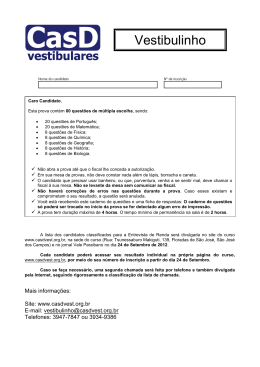 2013 - 2014 - CASD Vestibulares