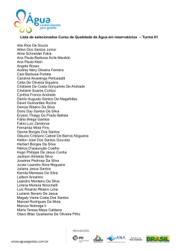 Lista de Participantes