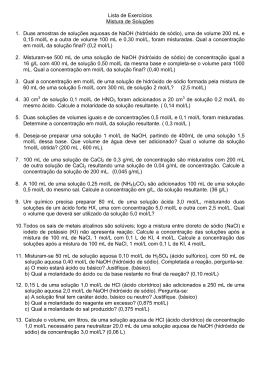 LE:Mistura de Solu&ccedil;&otilde;es