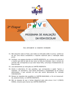 Prova - UFPel