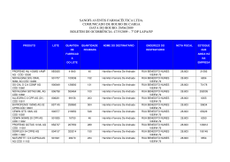 SANOFI-AVENTIS FARMACÊUTICA LTDA. COMUNICADO