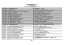 UNIVERSIDADE FEDERAL DE GOI&Aacute;S CENTRO - Vestibular