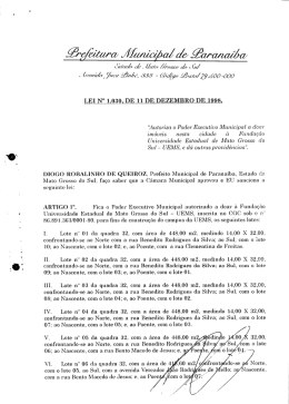 LEI Nº 1.030, DE 11 DE DEZEMBRO DE 1998.
