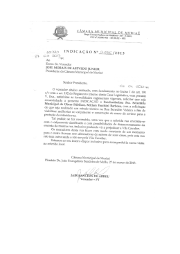 Indica&ccedil;&atilde;o n&ordm; 9586/2013