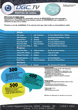 PONTOS DE M&Iacute;DIA