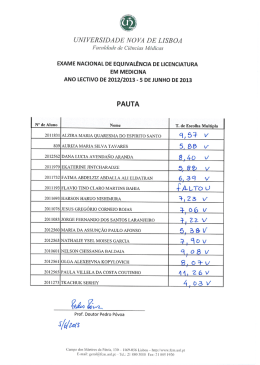 Faculdade de Ciências Médicas da Universidade Nova de Lisboa