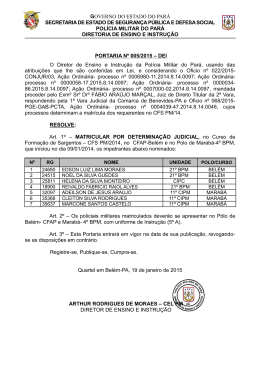 portaria nº 005/2015 - Proxy da Polícia Militar do Pará!