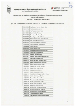 (Re - agrupamento de escolas de valbom