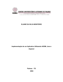 ELAINE DA SILVA MONTEIRO Implementa&ccedil;&atilde;o de um