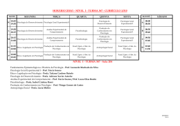 HOR&Aacute;RIO 2015/1 - N&Iacute;VEL I - TURMA 367 - CURR&Iacute;CULO 1