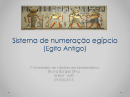 Sistema de numeração egípcio - Unifal-MG