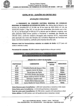 Edital n°005/2015 - CRF-GO