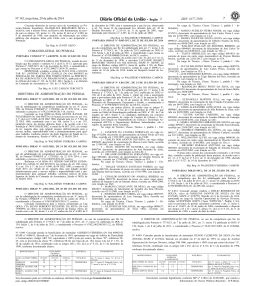 PORTARIAS DE NOMEA&Ccedil;&Atilde;O