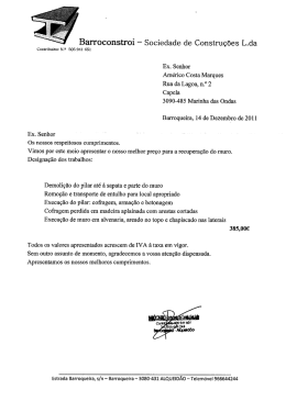 Barroconstroi " Sociedade de Construções Lda