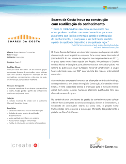 Soares da Costa inova na constru&ccedil;&atilde;o com reutiliza&ccedil;&atilde;o do