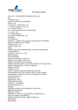 Protocolos - Funda&ccedil;&atilde;o Escola Profissional de Set&uacute;bal